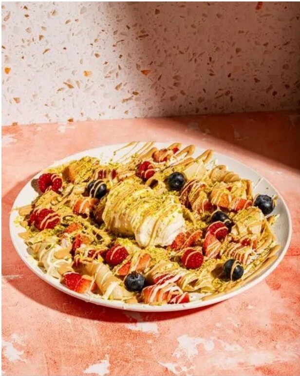 Crepe & Fruits Ribbon