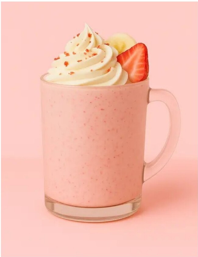 Strawberry Banana Milkshake